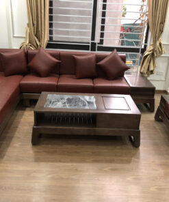 Bộ Sofa Da Gỗ Sồi TK03